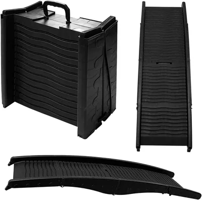 FA PLUS Dog Ramp for Car - 151Cm Long & 40Cm Wide, Non-Slip Rug Surface