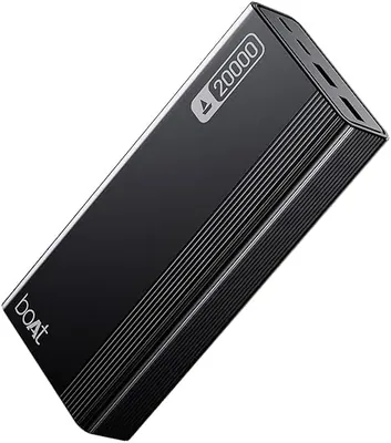 Energyshroom PB401 20000 mAh 22.5W Fast चार्जिंग पावर बैंक (4X आउटलेट, एंड्रॉइड, आईफोन के लिए समर्थित)