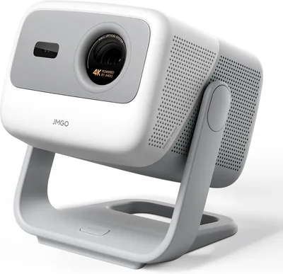 JMGO N1S 4K Mini Projektor - Potrójny laser, 1700 lumenów ISO, Szybki autofokus z gimbalem, Google TV, Netflix, 110% BT.2020