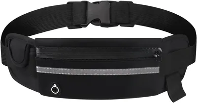 Cheynn Löparbälte Mobiltelefon, Vattentät Joggingväska med Reflekterande Band, Justerbar Löpväska, Ultralänkar