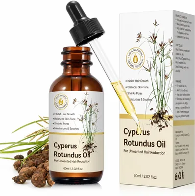 Cyperus Rotundus Oil Hair Removal - Natural Skin Moisturizer, 10% Off