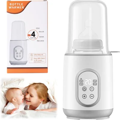 Calentador de Biberones Pearyaest 8 en 1, Calentamiento Rápido y Control Inteligente de Temperatura, Mejor Oferta