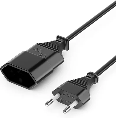 DeleyCON 1,5m Przewód Zasilający Typ-C na Gniazdo Euro TV PC Monitor - Najlepsza Cena