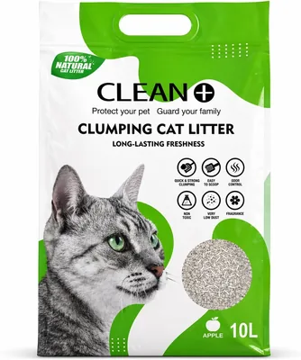 Clean Plus Scented Bentonite Cat Litter 8kg Best Deal