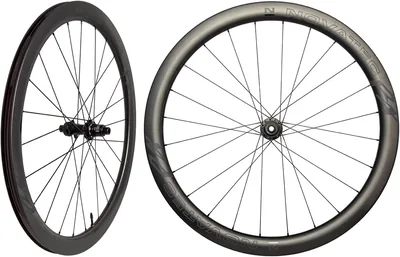 Novatec Zestaw kół z włókna węglowego, 45 mm, 1290 g, bezdętkowy, R4 Disc CL-Pro, Sram XDR - Najlepszy Ceny