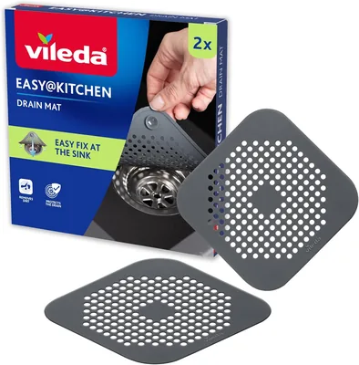 Vileda avläsare för afflöde - 2 st växla bara, för kassor, dusch och bad - förhindrar blokeringar och larm - Flex