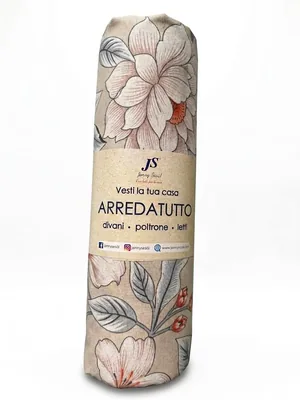 Scarf Grana Jenny Sesal - Floreale Beige (Doppia)