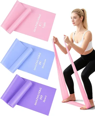 AMAZINGCRAFT Resistance Bands Set - 1.5m, 3 Levels