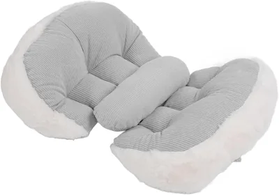 Pregnancy Pillow Maternity Support for Back & Belly, Grey
