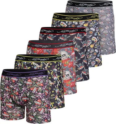 Calzoncillos tipo calzones ED HARDY para hombre, elásticos activos y transpirables