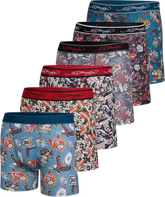Calzoncillos tipo calzones ED HARDY para hombre, elásticos y transpirables