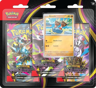 Pokemon TCG Mega Evolution Pitch Black Booster Pack (3-Card)