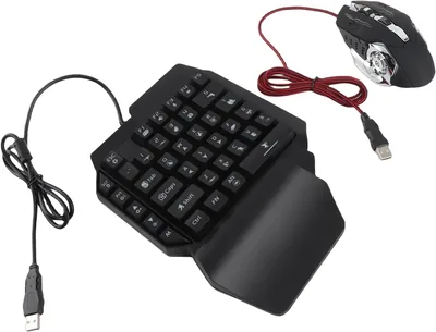 Asixxsix Half Hand Gaming Keyboard Mouse Combo Best Deal