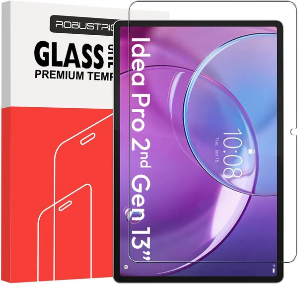 Robustrion Tempered Glass for Lenovo Idea Tab Pro 2nd Gen 13 inch Screen Protector Guard for Lenovo Idea Tab Pro Gen 2 13 inch Tablet - 1 Pack