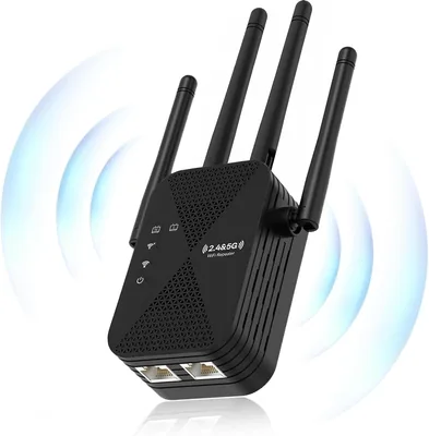 COOYA WiFi Extender 32% Off - Dual Band 5GHz/2.4GHz Booster
