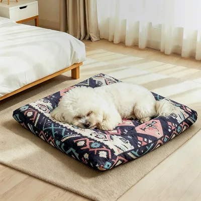 YOSEPATI Dog Bed Mat 58x43cm Washable Non-Slip Pet Crate Pad Best Deal