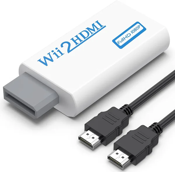 Conversor y cable HDMI Meliya para Wii con audio 3.5mm - 20% de descuento