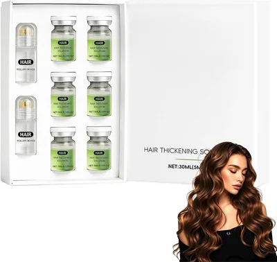 Sérum para el Crecimiento del Cabello, 1 Set de Tratamiento Capilar Avanzado para Hombres