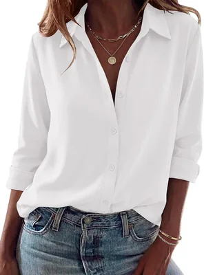 Zeagoo Women's Long Sleeve Button Down Blouses - Best Deal