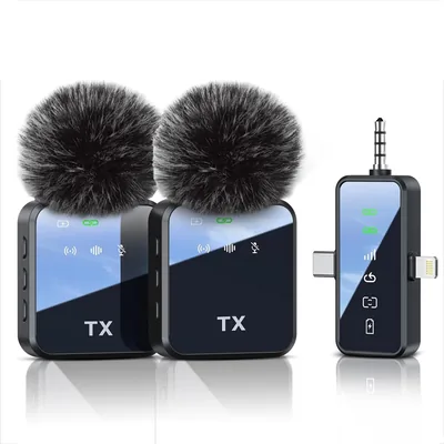 Masroo Wireless Lavalier Microphone 26% Off - 30m, 18h Battery