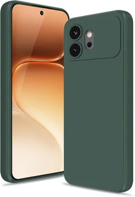 Cover Proteettiva per Honor 600, Verde | Custodia Antischock, Silicone TPU Sottile, Fodera in Microfibra, Protezione Fotocamera