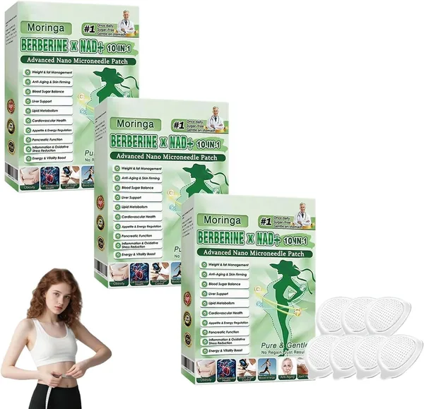Moringa NAD+ 10-in-1 Nano Micro Needle Patch Set (21 Stück) - Best Price