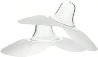 2 PCS Silicone Nipple Shields for Breastfeeding Mothers with PP Storage Box