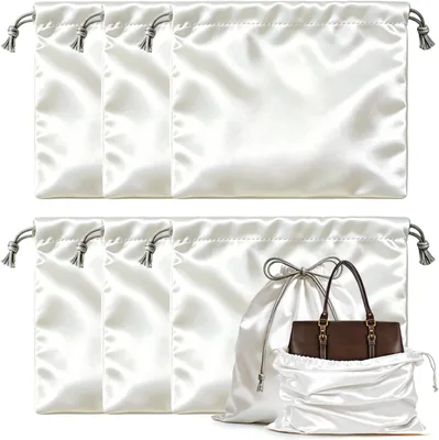 SANJHFF 6 Pcs Dust Bags - Protector for Handbags & Purses