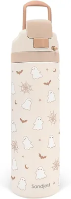 SANDJEST Halloween Stainless Steel Water Bottle 24oz