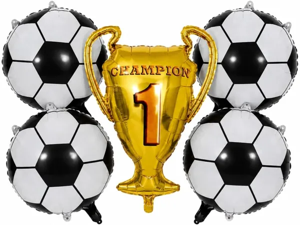 Balões Brasil Futebol Decoração - Kit Taça Champion Cartelado