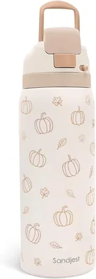 Fall Pumpkin Insulated Water Bottle 32oz