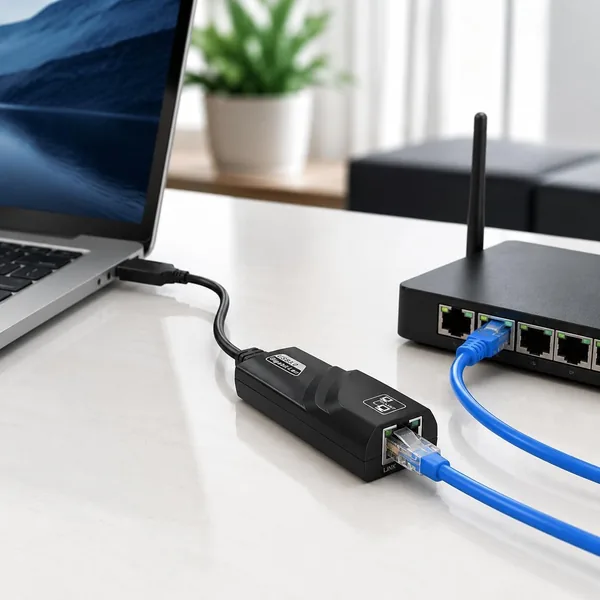 Adaptador de Rede USB 3.0 para Ethernet Gigabit - Conexão RJ45 10/100/1000 Mbps