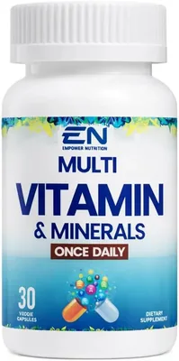 توفير 17% على مكملات Empower Nutrition Multivitamin & Minerals - فيتامينات ومعادن يومية كاملة، صديقة للنبات، مكمل غذائي مرة واحدة