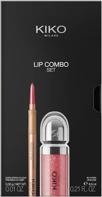 Kit de Labios KIKO Milano 03: Brillo y Barras Coordinadas
