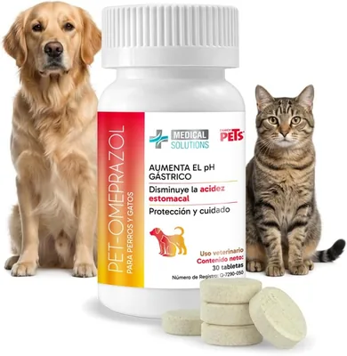 Fancy Pets MS Pet-Omeprazol Tabletas Masticables para Perros y Gatos 30 Tab Control de Acidez Gástrica Apoyo Digestivo Mejor Precio