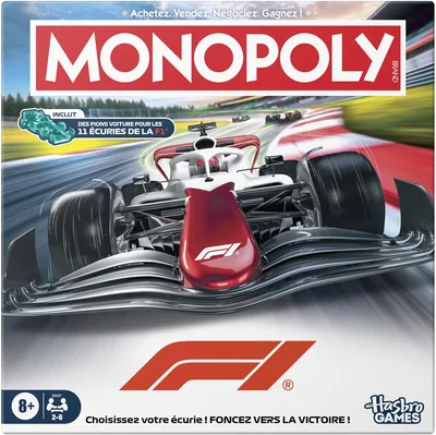 Monopoly F1 Board Game | Official Formula 1 Race Experience | 2-6 Players