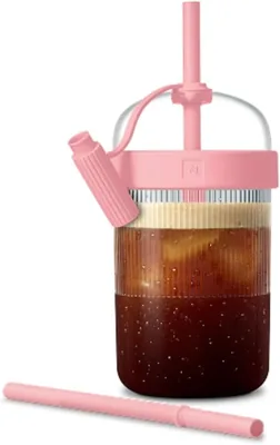 Nespresso Travel Tumbler Bubblegum Pink, Limited Edition, 540ml, Cold Drinks Only - Save 18%