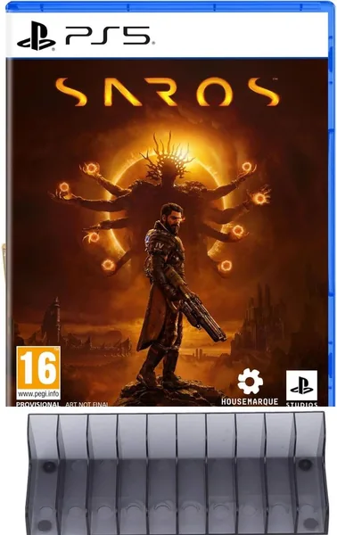 SAROS PS5 with XTRIX Gaming CD Storage Best Deal