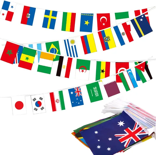 World Cup 2026 Premium Flag 14.5m, 48 Teams, 21cm x 7% Off