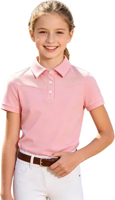 Moggemol Girls Equestrian Shirt Half Zip Riding Top - Best Deal