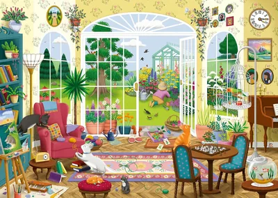 Ravensburger Summer Garden Parlour Puzzle 1000 Pieces Best Deal