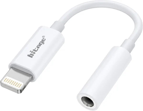 Hitage LC-675 Lightning to 3.5mm Headphone Jack Adapter