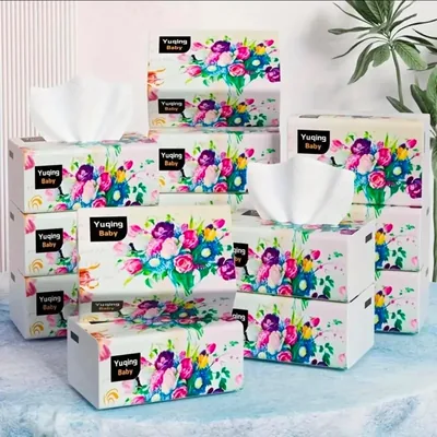 8x Facial Tissue 4 Ply - 400 Sheets Each | Portable