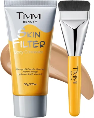 Timmi Beauty Corrector Corporal, Sin Transferencia y Resistente al Agua y al Sudor, Cobertura Total de Larga Duración con Ácido Hialurónico - Mejor Oferta