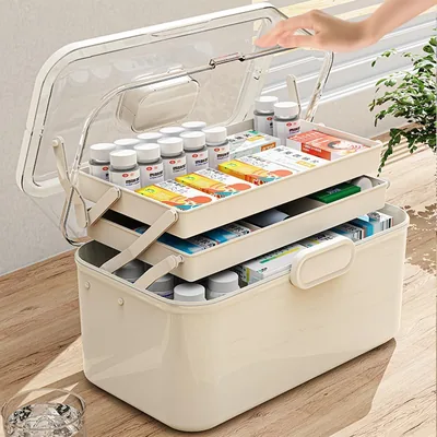 Diylove 3-Layer Foldable Medicine Storage Box - Best Deal