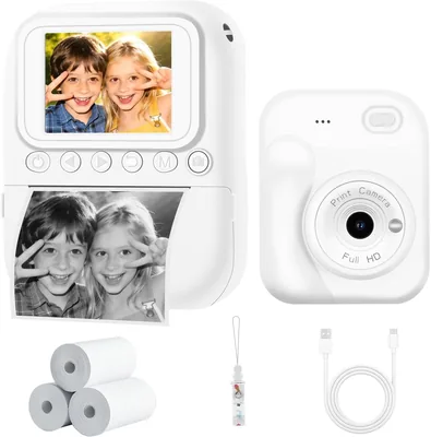 Cámara Instantánea Heyeke para Niños con Impresión 2.4', Batería Recargable y Filtros - Mejor Oferta