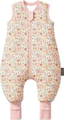 Saco de Dormir Mosebears para Bebé con Pies, Grueso de Invierno 2.5 TOG