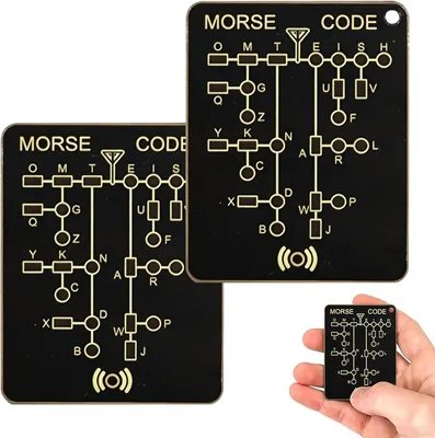 Tarjeta de Entrenamiento de Código Morse Pro: Herramienta Interactiva con LED y Audio