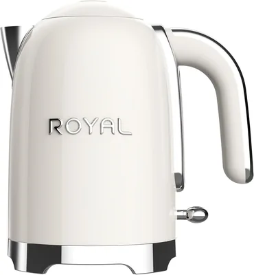 Royal Homeware 1.7L Electric Kettle - Milano Collection (Cream)