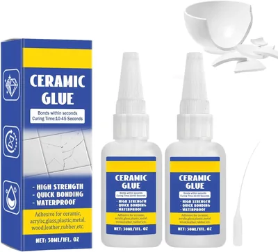 Ceramic Repair Glue: Quick Drying Adhesive for Porcelain, Multifunctional Household Repairs